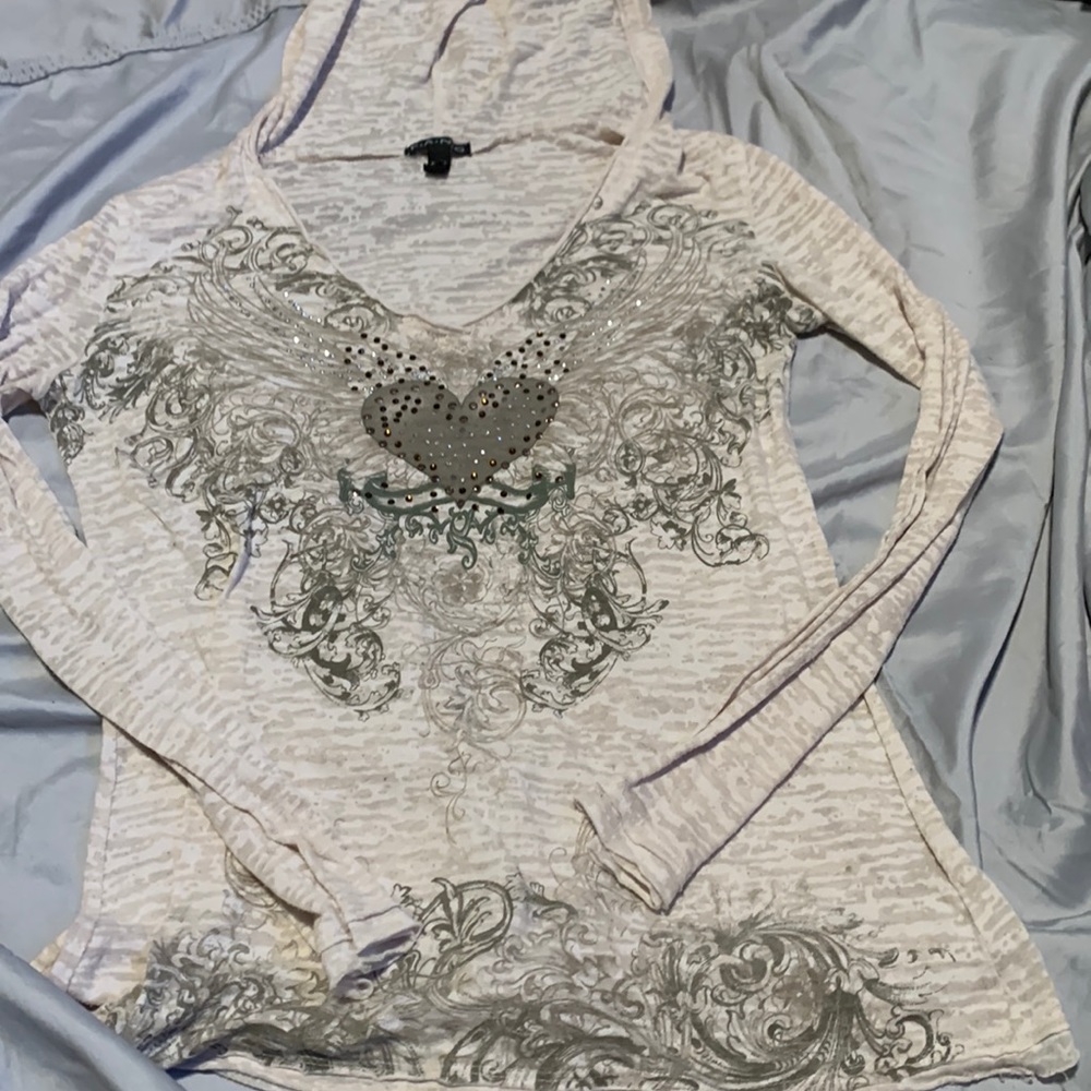 F.A.N.G y2k top with hood